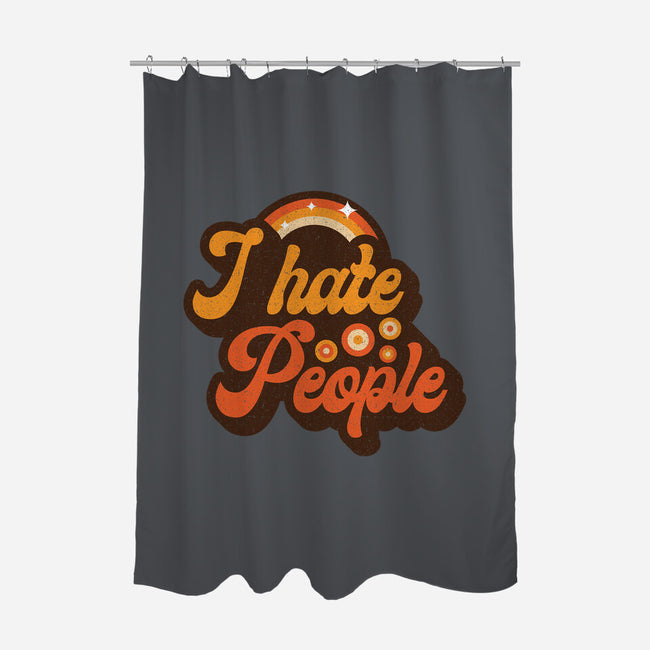 Hate People-none polyester shower curtain-retrodivision