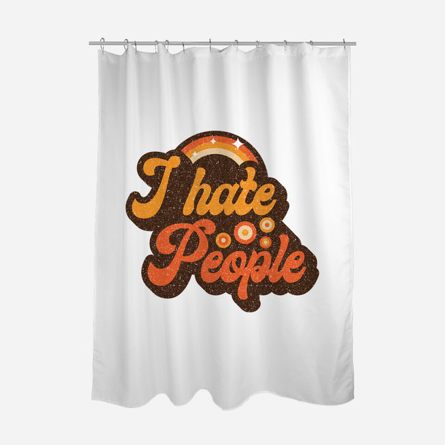 Hate People-none polyester shower curtain-retrodivision
