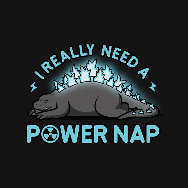 Power Nap-none stretched canvas-LooneyCartoony