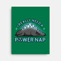 Power Nap-none stretched canvas-LooneyCartoony