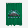 Power Nap-none polyester shower curtain-LooneyCartoony