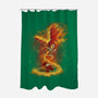 The Flame Ravager-none polyester shower curtain-Ionfox