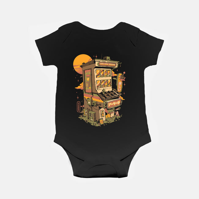 Arcade House-baby basic onesie-ilustrata