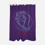 Lucky Star-none polyester shower curtain-rocketman_art