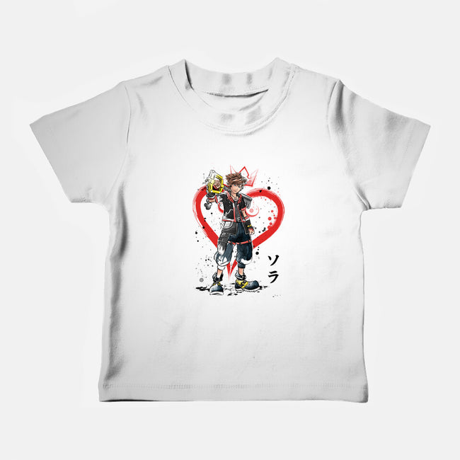 Wielder Of The Keyblade-baby basic tee-DrMonekers