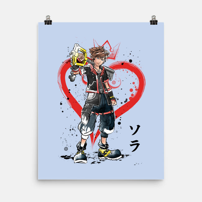 Wielder Of The Keyblade-none matte poster-DrMonekers
