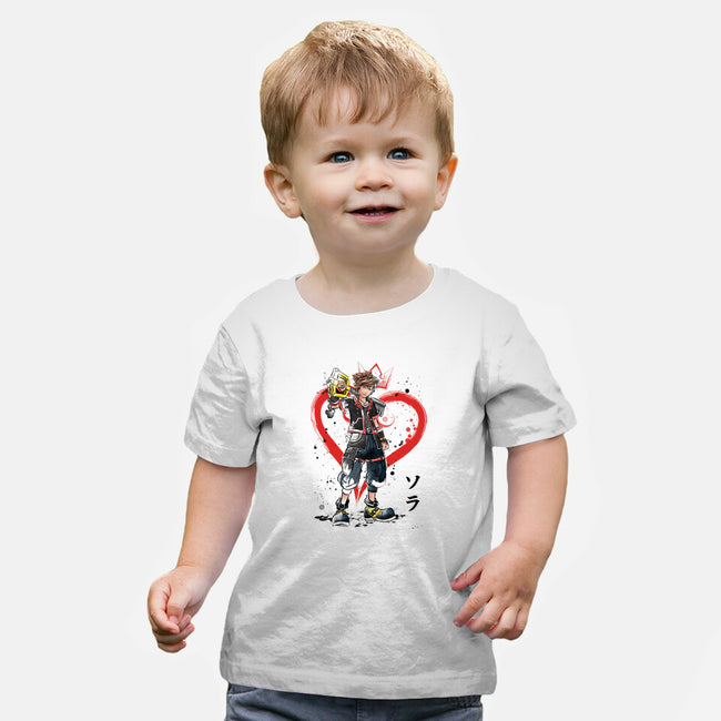 Wielder Of The Keyblade-baby basic tee-DrMonekers