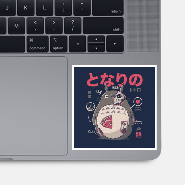 Neighbor Anatomy-none glossy sticker-eduely