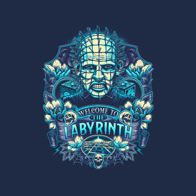 Welcome To The Labyrinth-none beach towel-glitchygorilla
