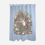 Safe Space-none polyester shower curtain-Disha Lu