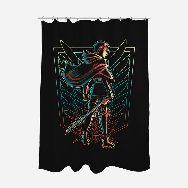 Strongest Soldier-none polyester shower curtain-Andriu