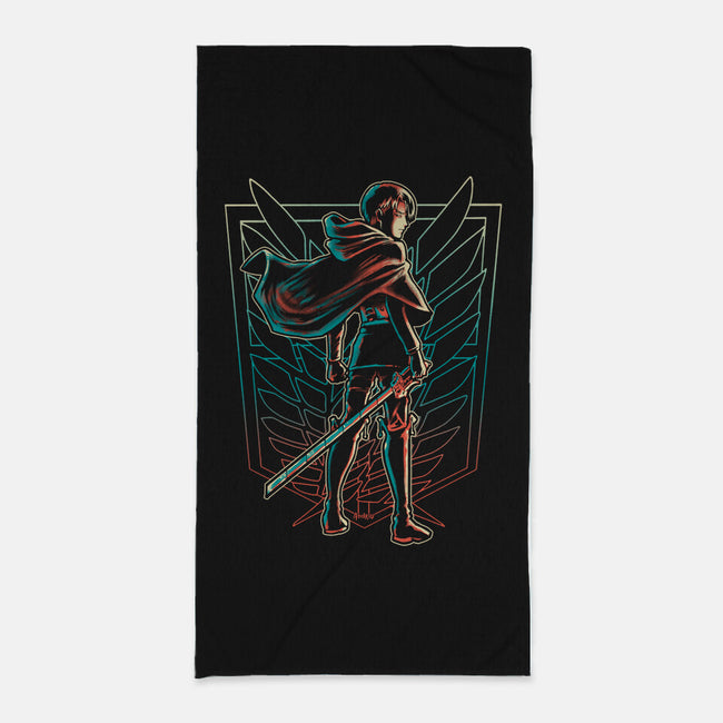 Strongest Soldier-none beach towel-Andriu