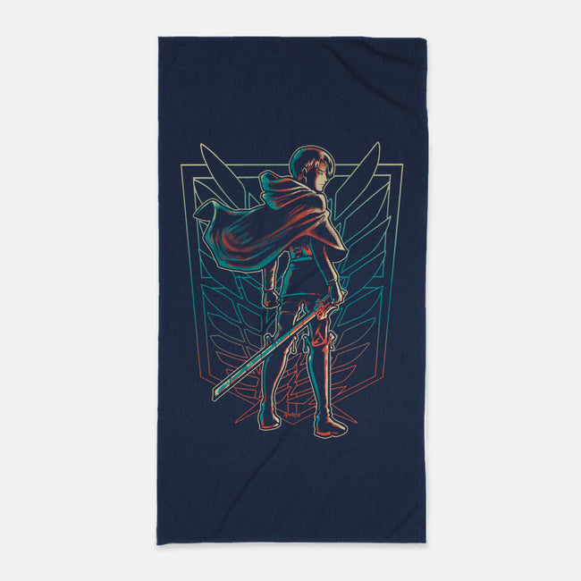 Strongest Soldier-none beach towel-Andriu