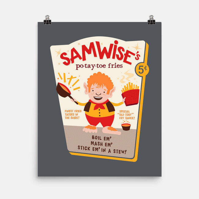 Samwise Fries-none matte poster-hbdesign