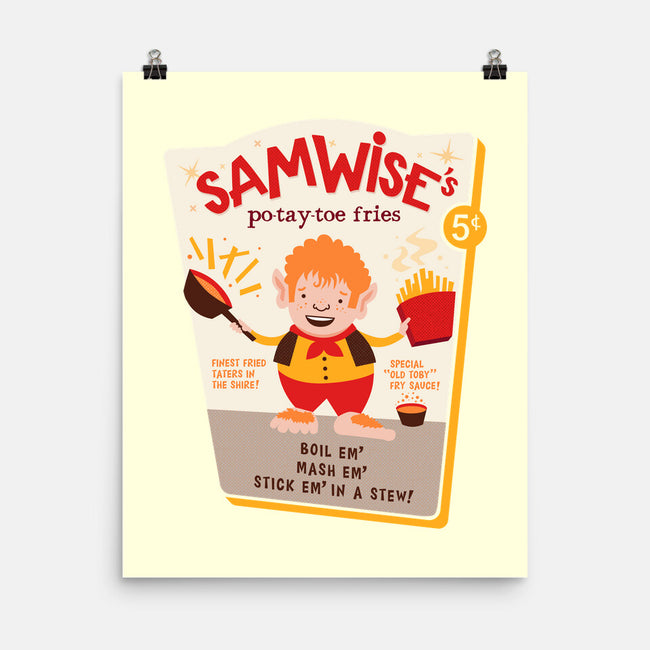 Samwise Fries-none matte poster-hbdesign