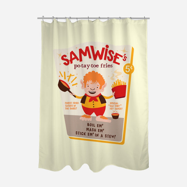 Samwise Fries-none polyester shower curtain-hbdesign