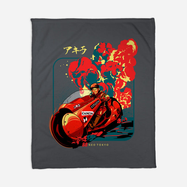 Neo Tokyo War-none fleece blanket-heydale