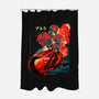 Neo Tokyo War-none polyester shower curtain-heydale