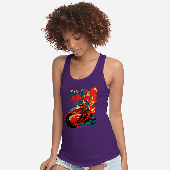 Neo Tokyo War-womens racerback tank-heydale