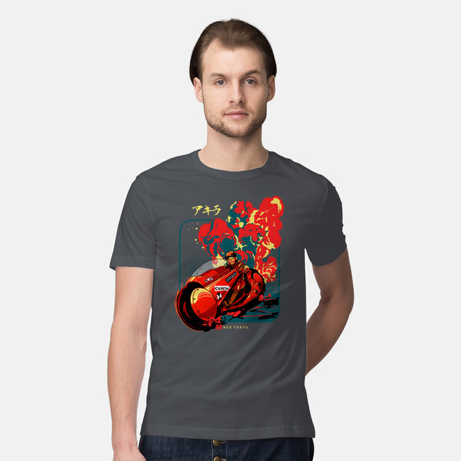 Neo Tokyo War-mens premium tee-heydale