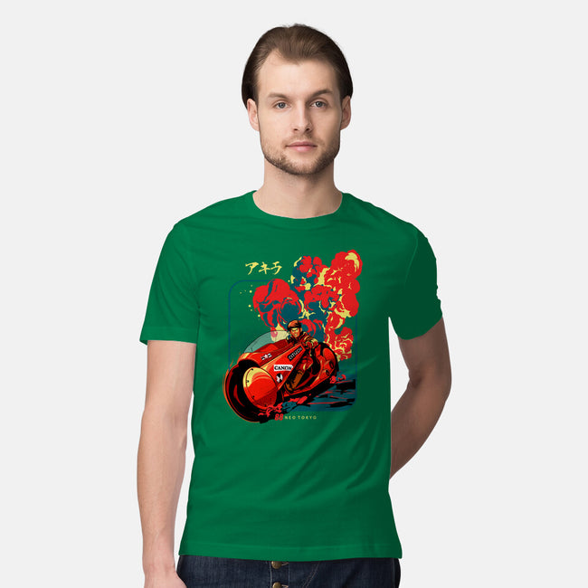 Neo Tokyo War-mens premium tee-heydale