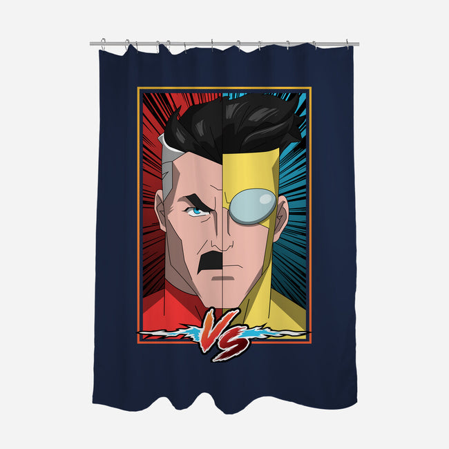 Father Vs. Son-none polyester shower curtain-Diegobadutees