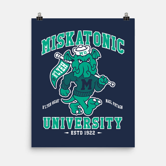 Miskatonic U-none matte poster-Nemons