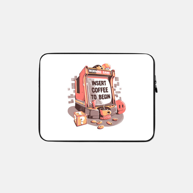 Insert Coffee To Begin-none zippered laptop sleeve-eduely