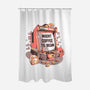 Insert Coffee To Begin-none polyester shower curtain-eduely
