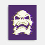 Glitchy Skull-none stretched canvas-Skullpy