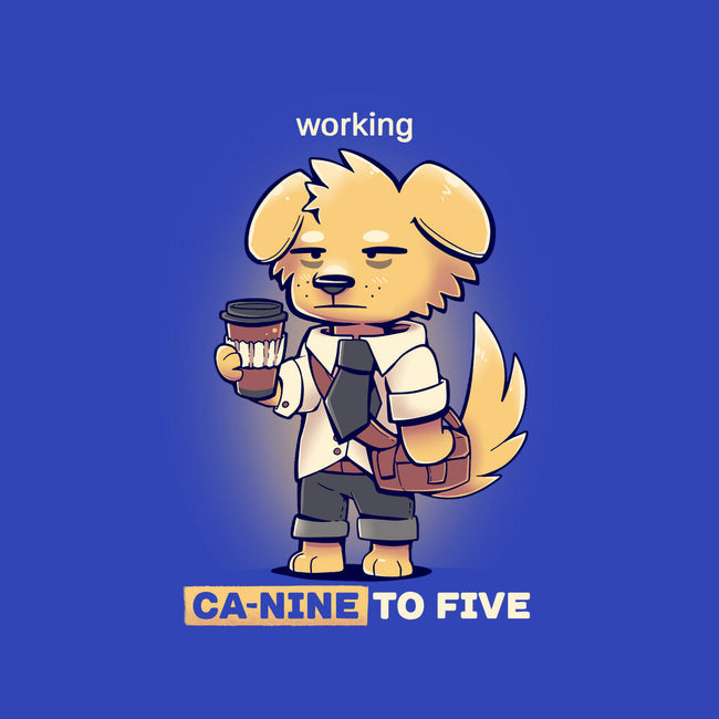 Working Canine To Five-none glossy sticker-TechraNova