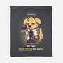Working Canine To Five-none fleece blanket-TechraNova