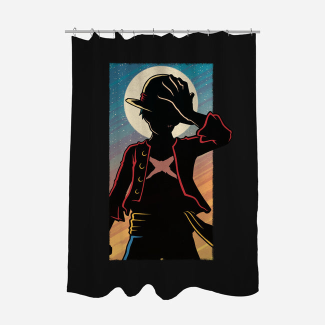 The Pirate-none polyester shower curtain-danielmorris1993