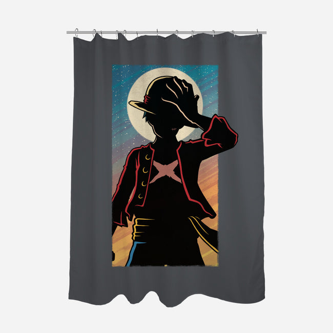 The Pirate-none polyester shower curtain-danielmorris1993