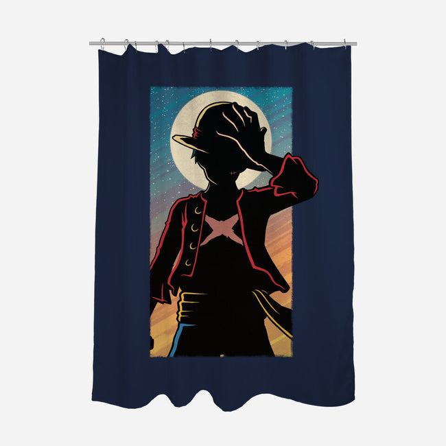 The Pirate-none polyester shower curtain-danielmorris1993