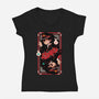Seventh Mystery-womens v-neck tee-Domii