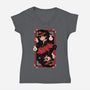 Seventh Mystery-womens v-neck tee-Domii