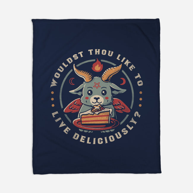 Wouldst Thou-none fleece blanket-tobefonseca