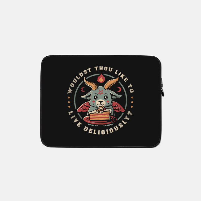 Wouldst Thou-none zippered laptop sleeve-tobefonseca