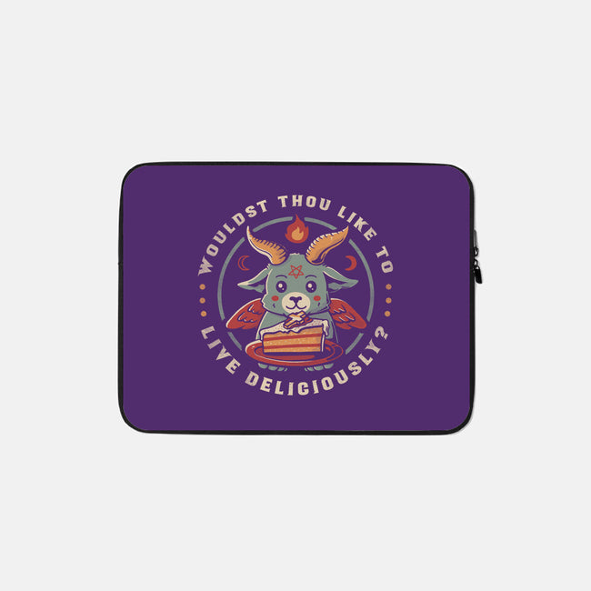 Wouldst Thou-none zippered laptop sleeve-tobefonseca
