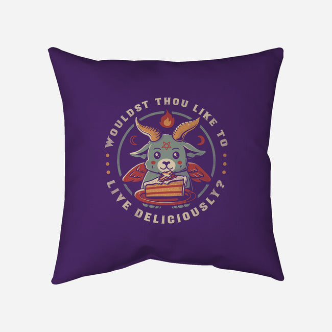 Wouldst Thou-none removable cover throw pillow-tobefonseca