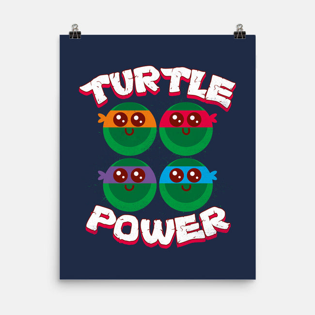 Turtle Power-none matte poster-rocketman_art