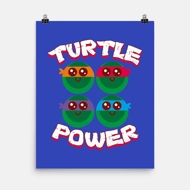 Turtle Power-none matte poster-rocketman_art