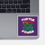 Turtle Power-none glossy sticker-rocketman_art