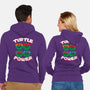 Turtle Power-unisex zip-up sweatshirt-rocketman_art