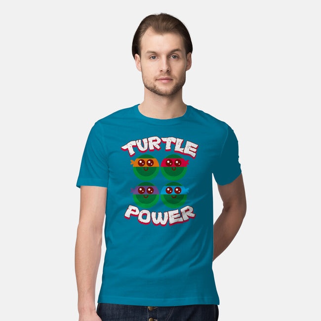 Turtle Power-mens premium tee-rocketman_art