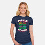 Turtle Power-womens fitted tee-rocketman_art