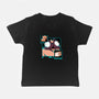 Dog, Pig, Loaf Of Bread-baby basic tee-estudiofitas