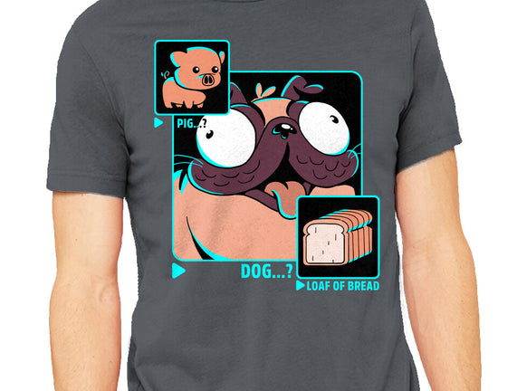 Dog, Pig, Loaf Of Bread