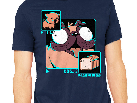 Dog, Pig, Loaf Of Bread